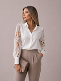 Lace Patchwork Shirt