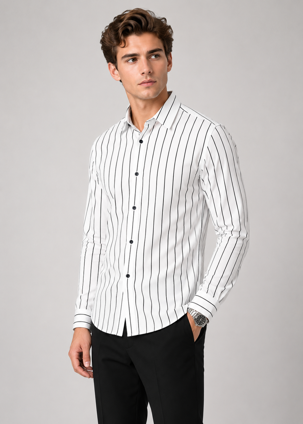 Black Stripe Shirt