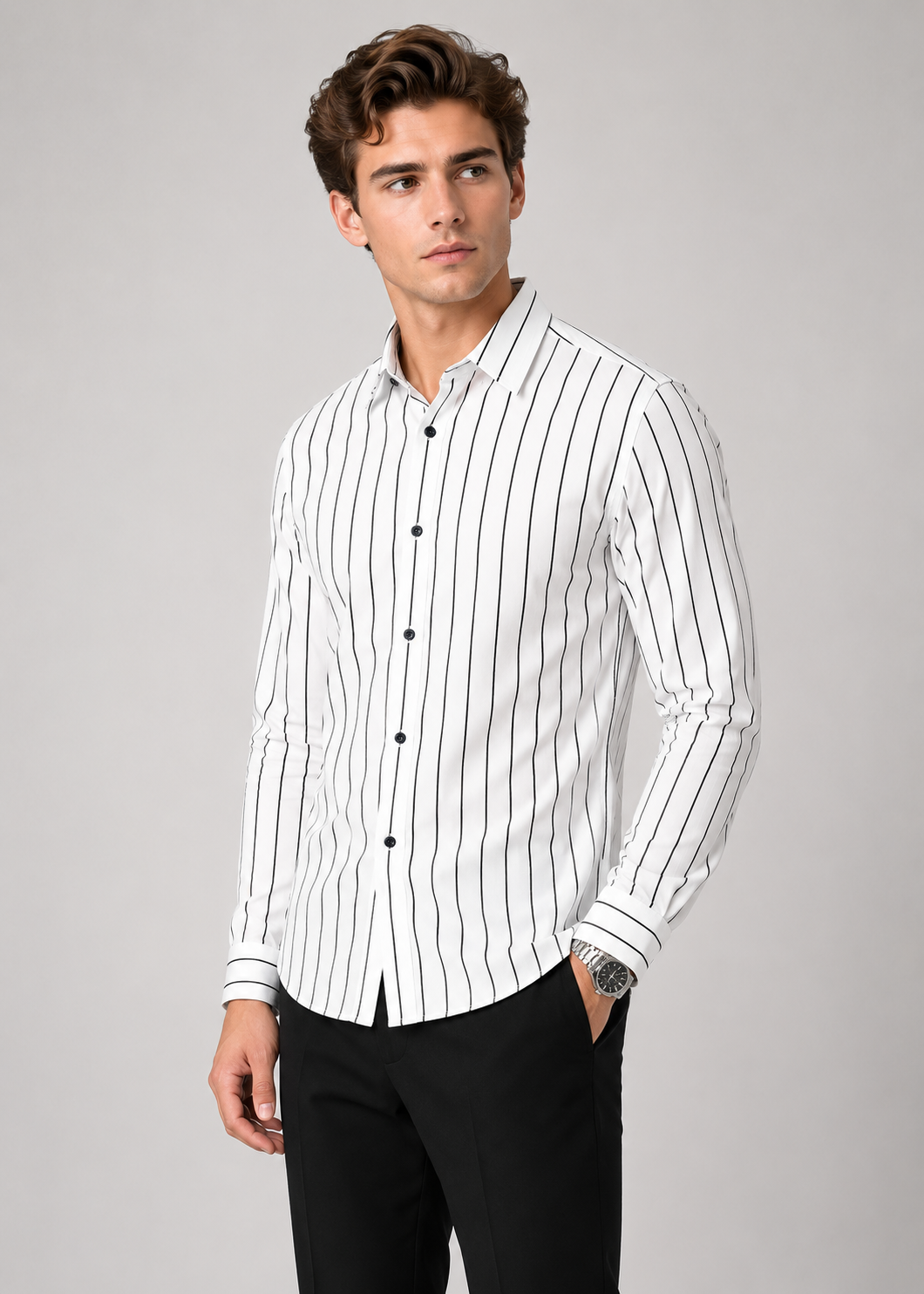 Black Stripe Shirt