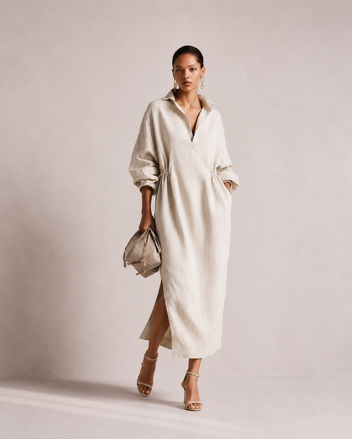 Portofino Lapel Dress