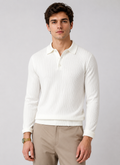 Waffle Long Polo
