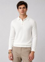 Waffle Long Polo
