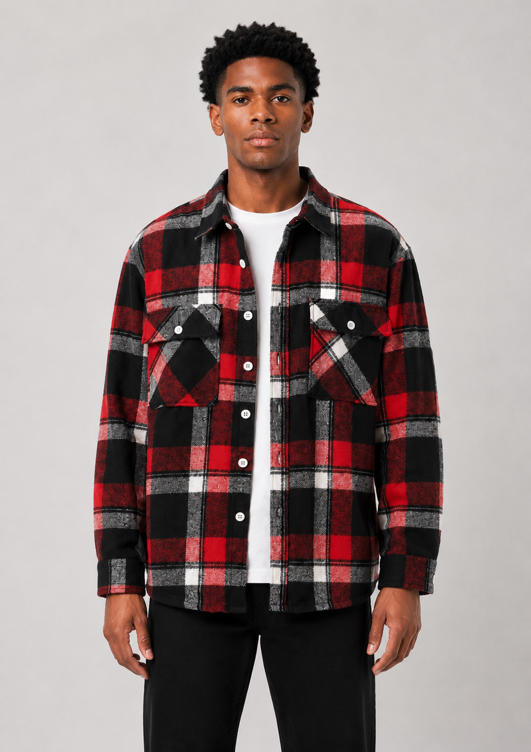 Brushed Plaid Shirt