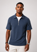 Boat-Neck Polo