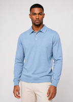 V-Neck Button Polo