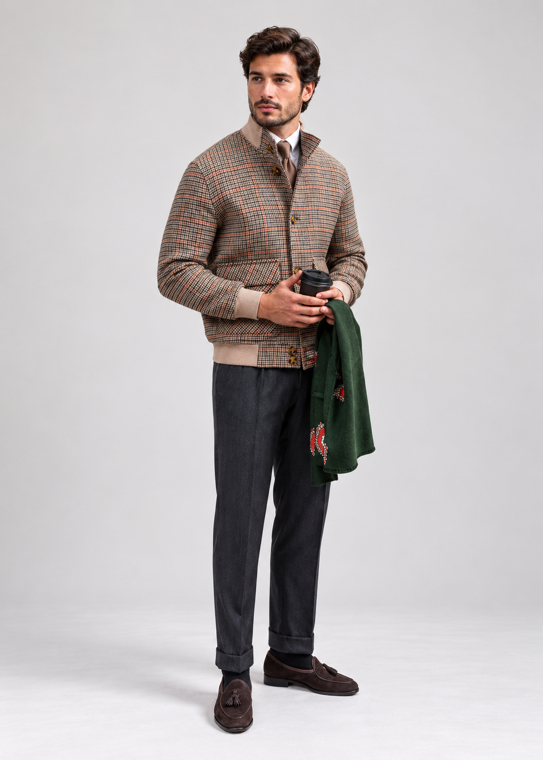 Savile Tweed Bomber