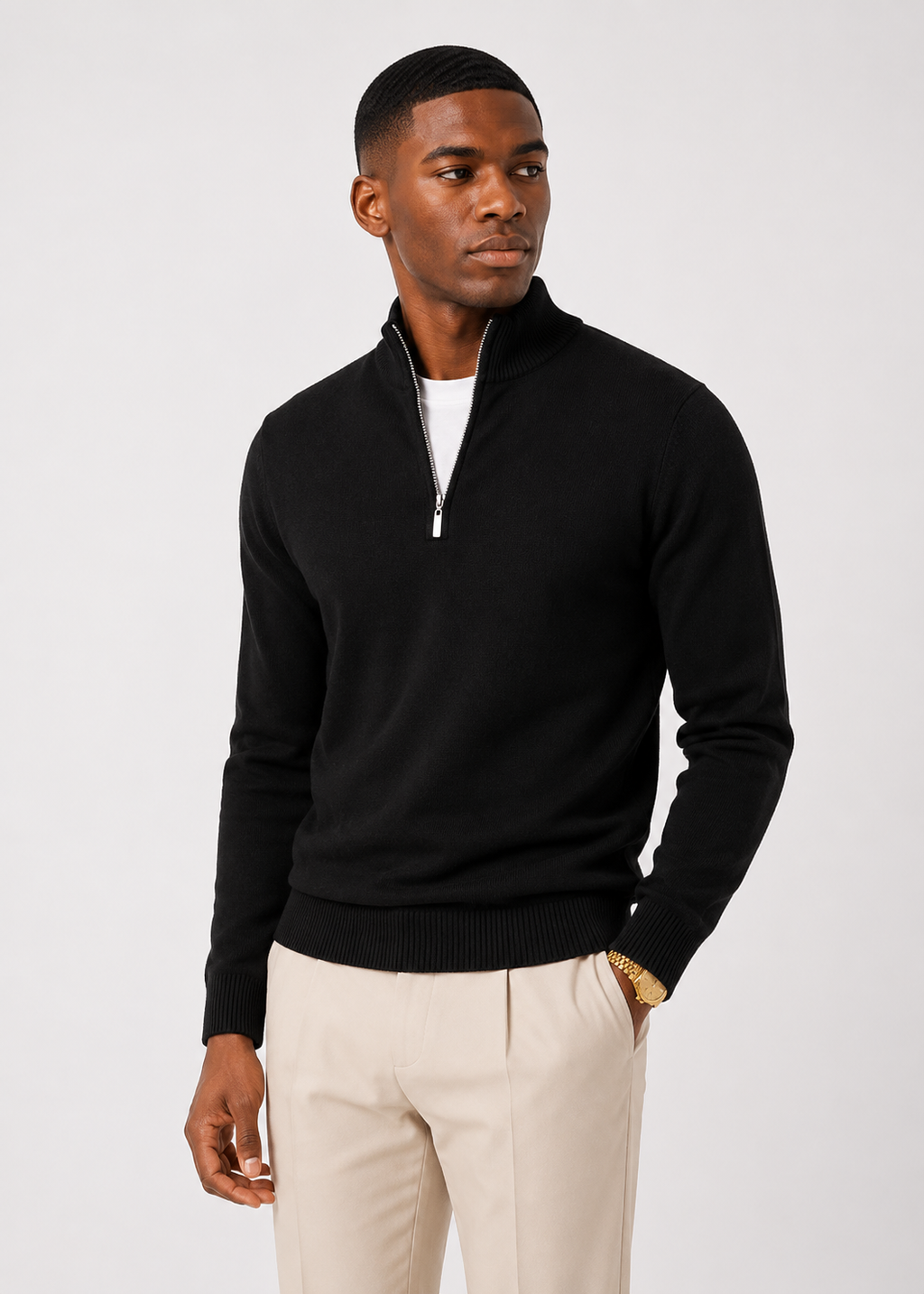 Zip Pullover Sweater