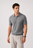 Zion Weston Ribbed Polo
