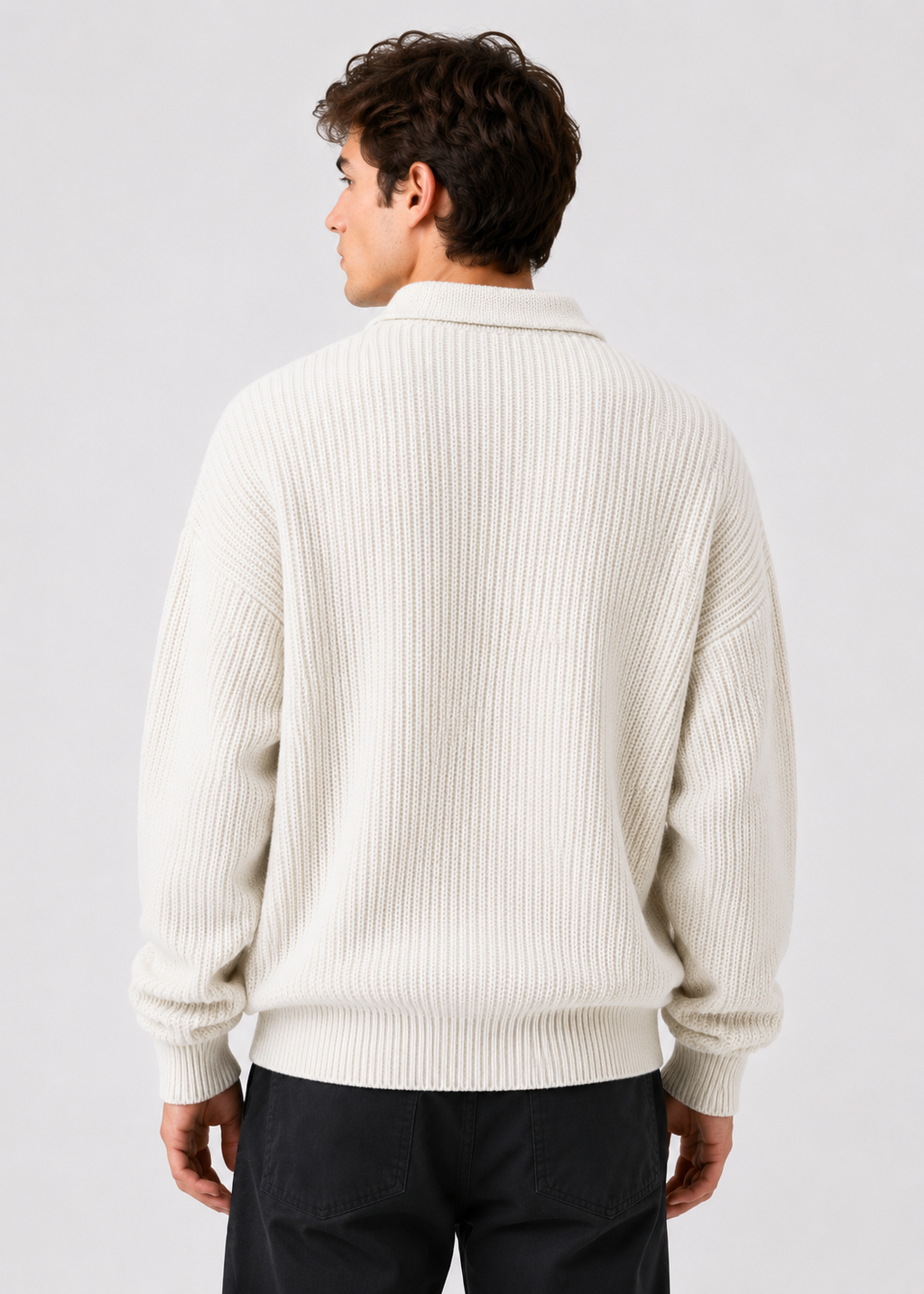 Knit Sweater Polo