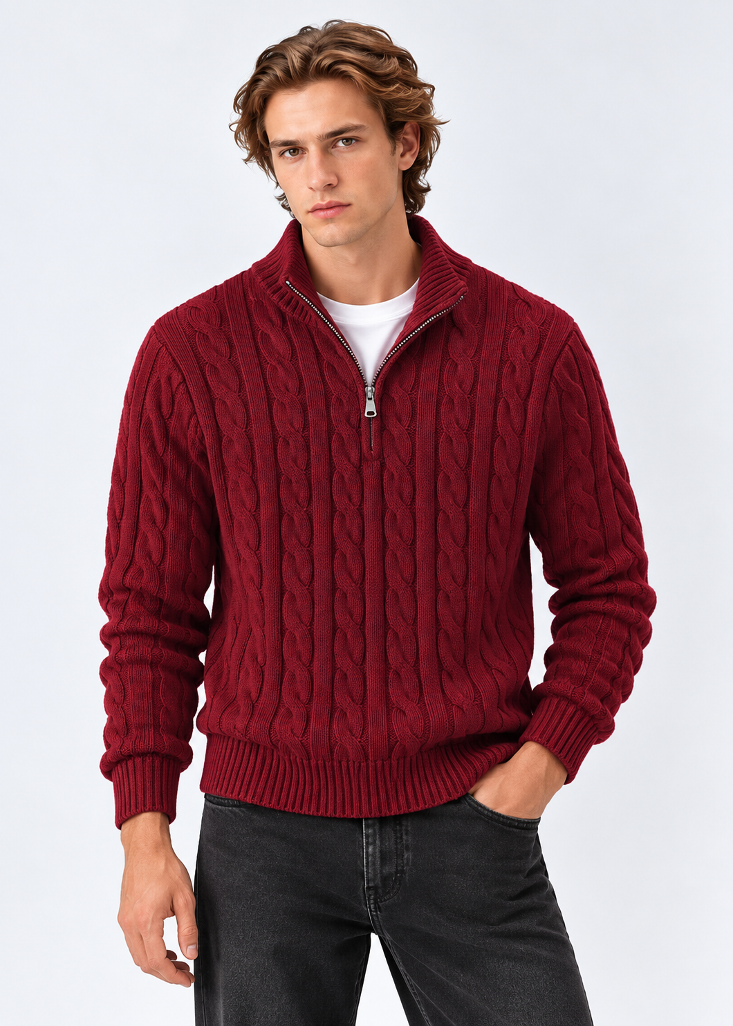 Monaco Cable Half-Zip