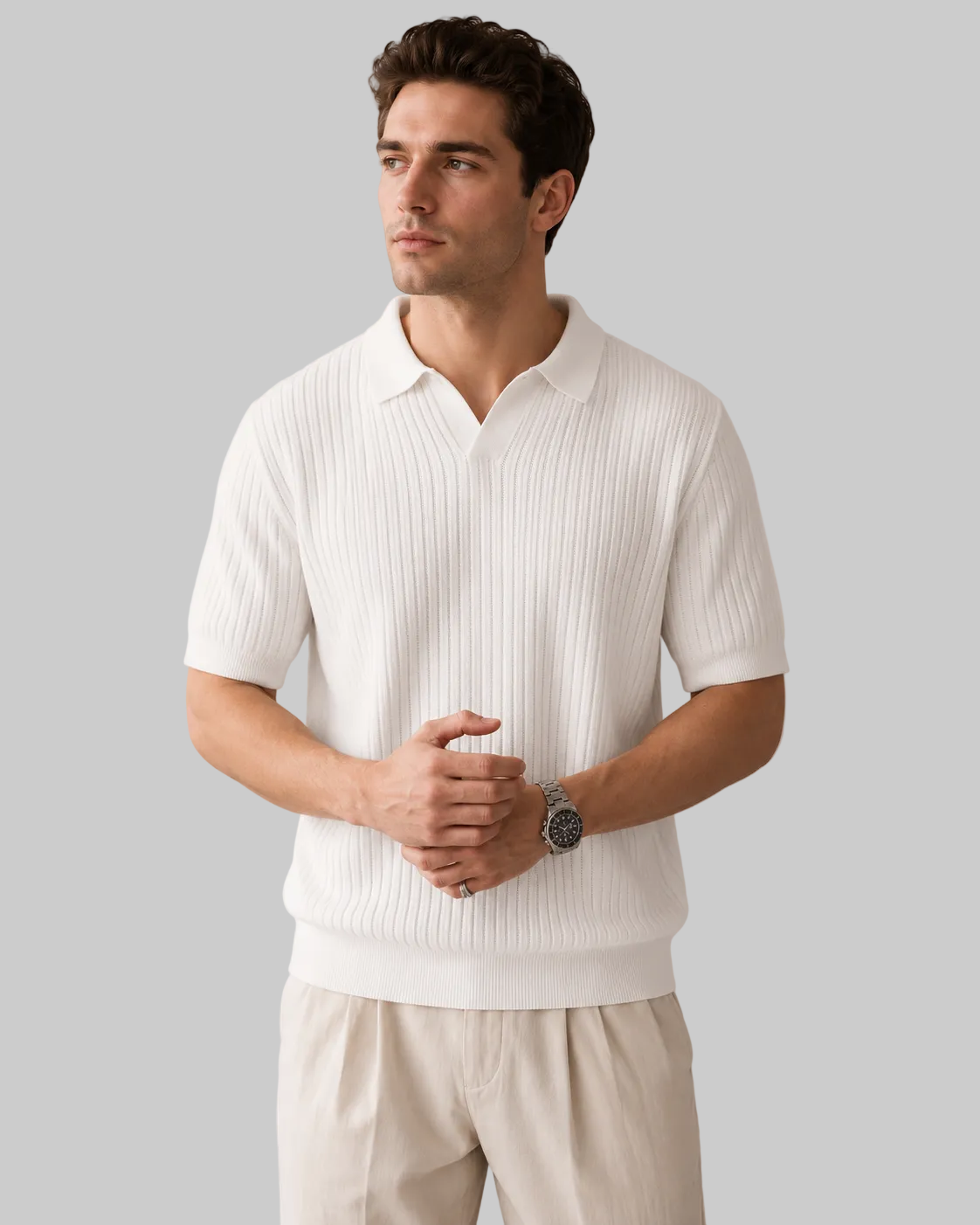 Zion Weston Ribbed Polo