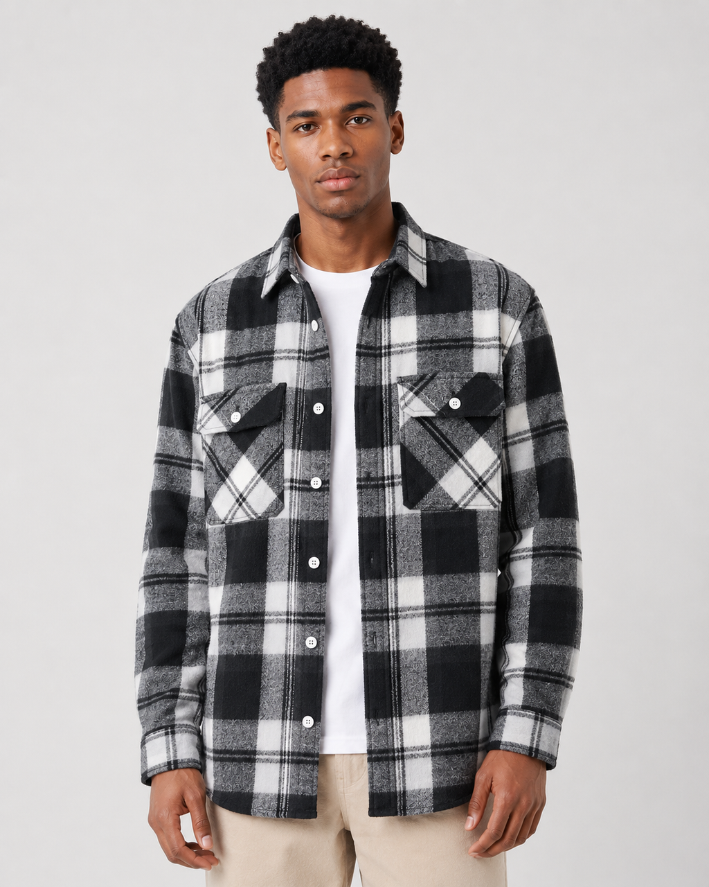 Brushed Plaid Shirt