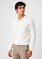 Waffle Long Polo