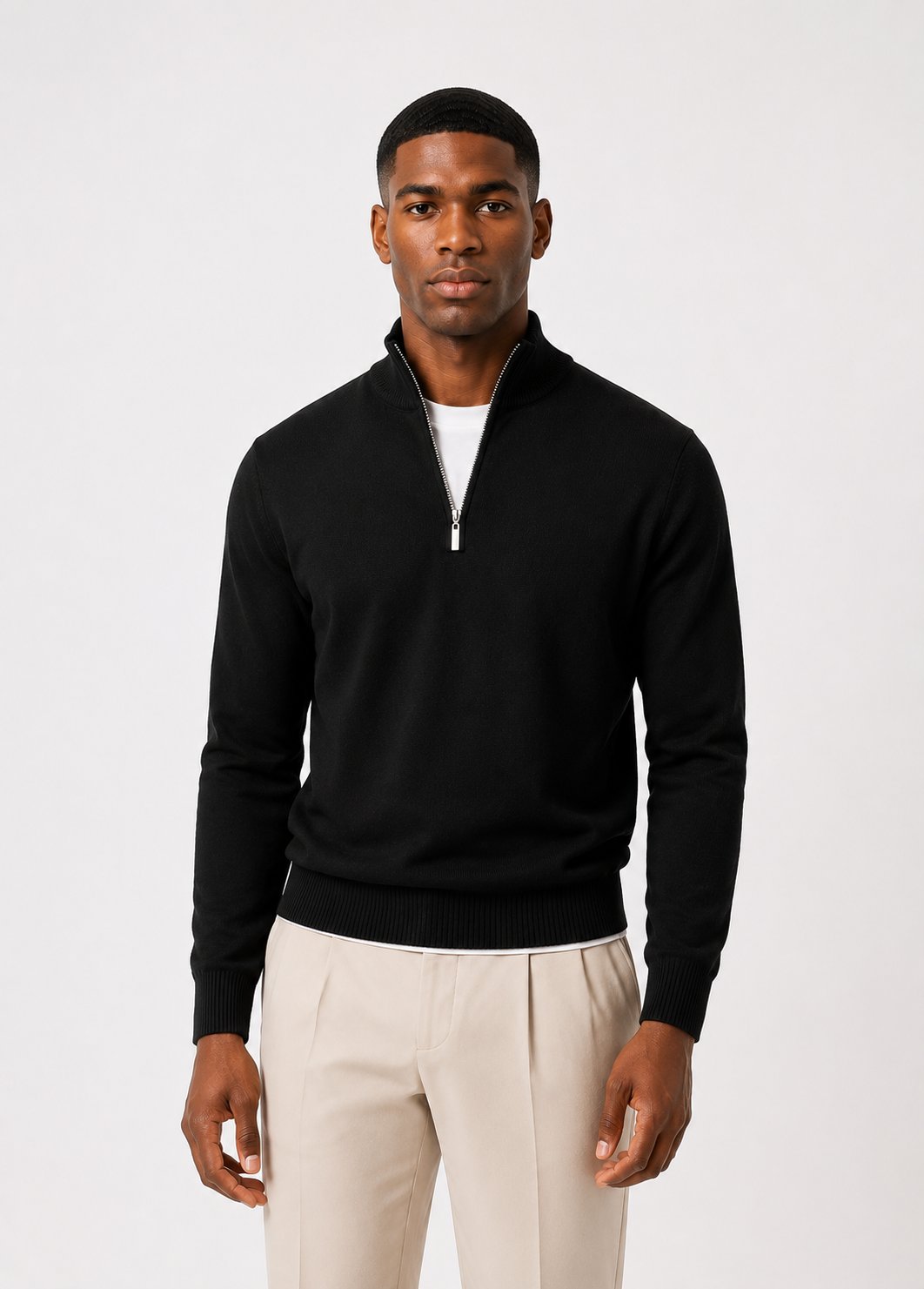 Zip Pullover Sweater