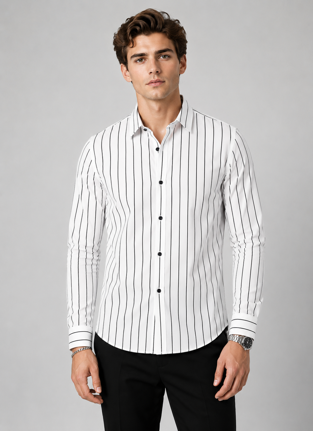 Black Stripe Shirt