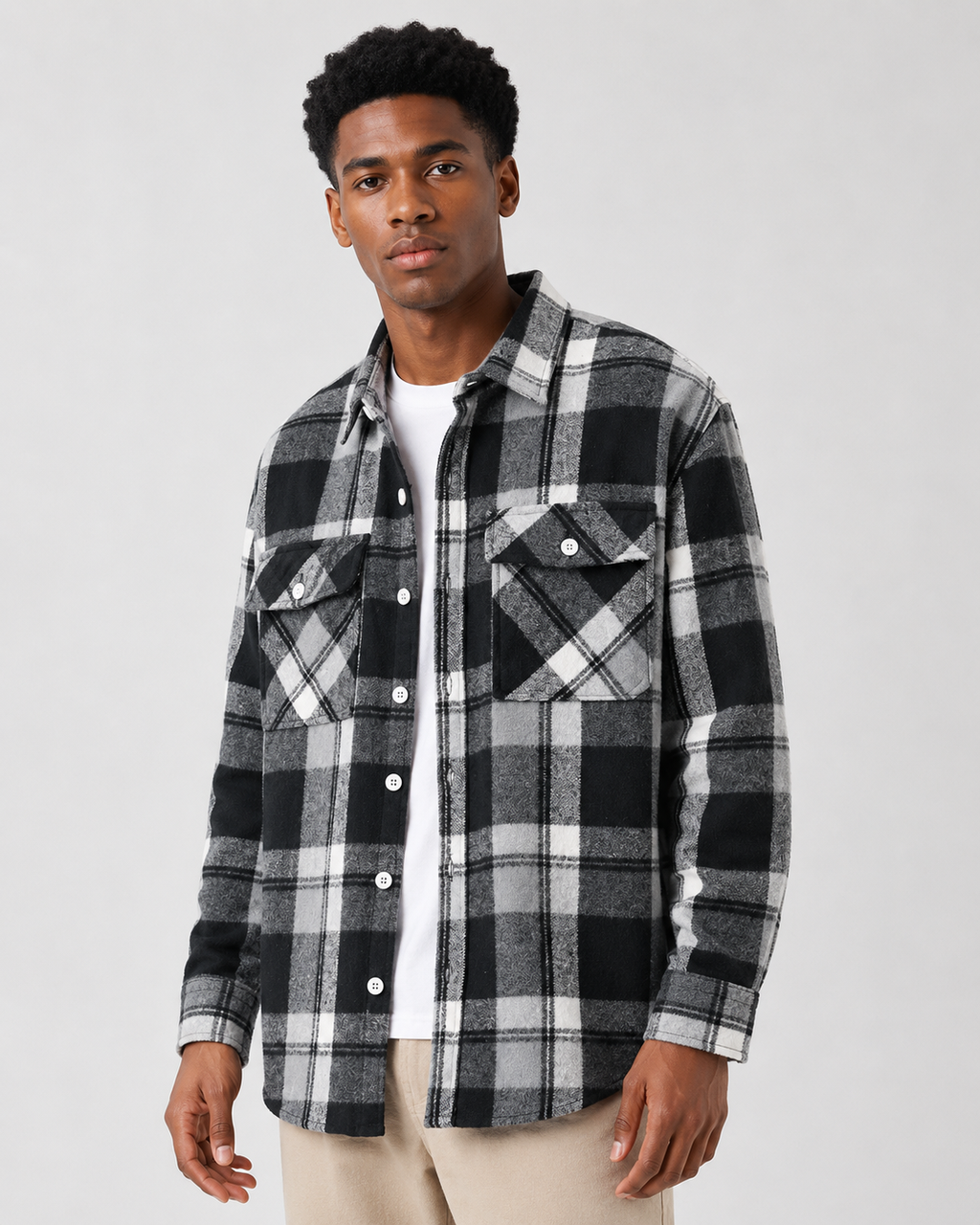 Brushed Plaid Shirt