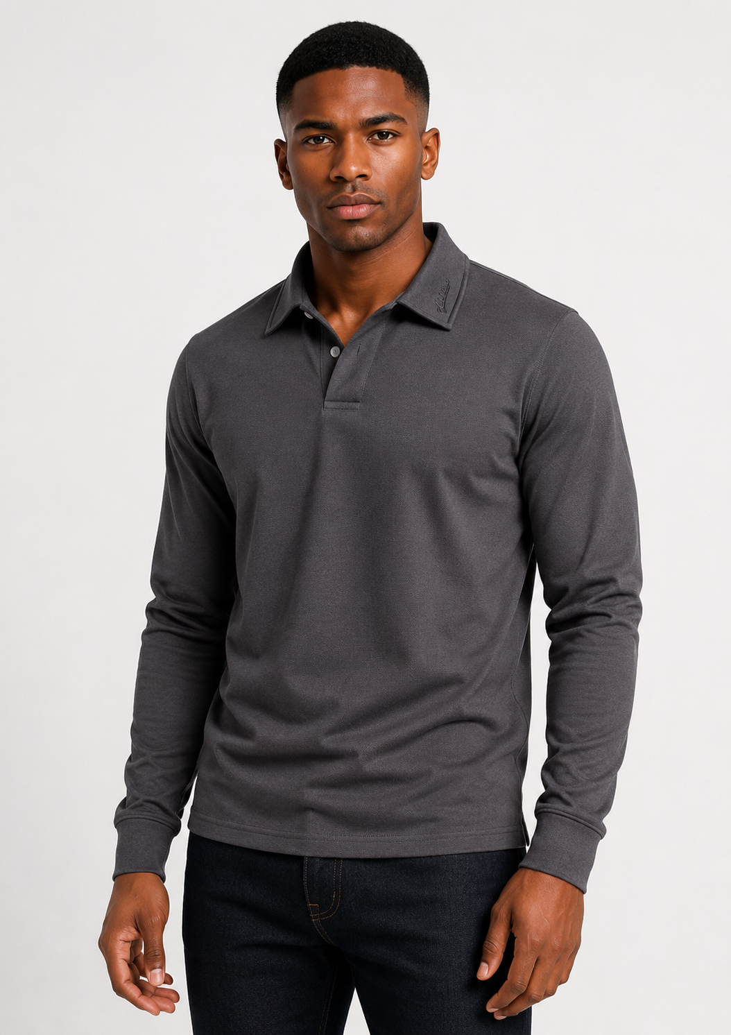 Lapel Long Polo