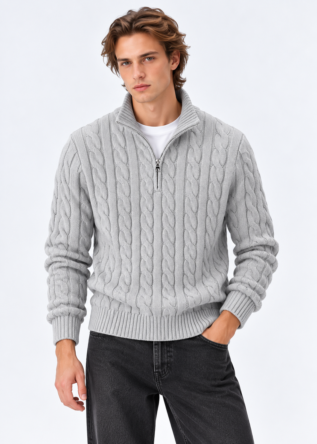 Monaco Cable Half-Zip