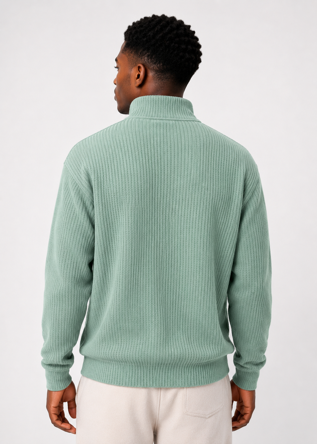 Waffle Zip Polo