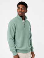 Waffle Zip Polo