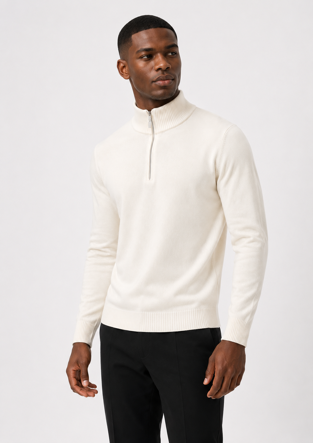 Zip Pullover Sweater