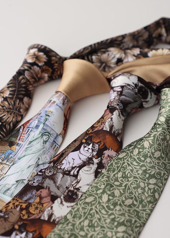 Silk Print Tie