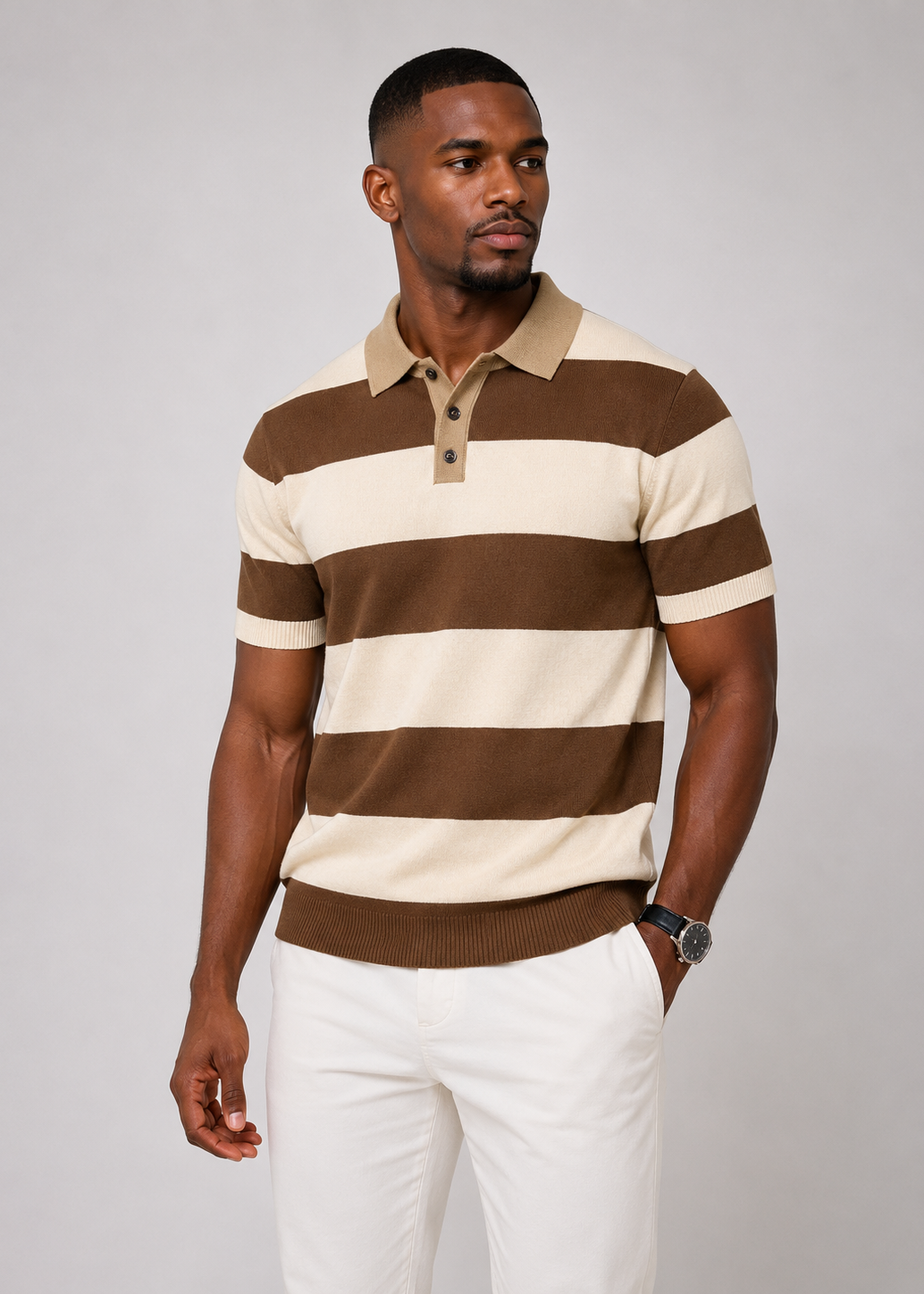 Mayfair Striped Polo