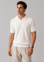 Zion Ribbed Polo