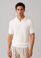 Zion Ribbed Polo