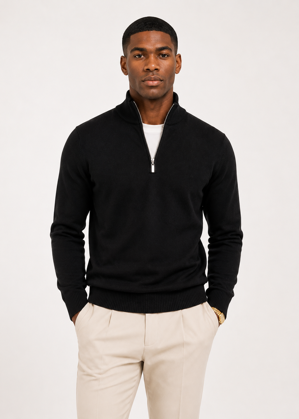 Zip Pullover Sweater