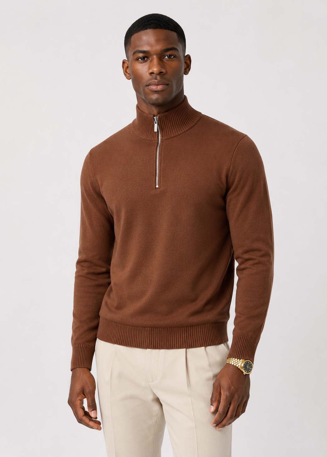 Zip Pullover Sweater