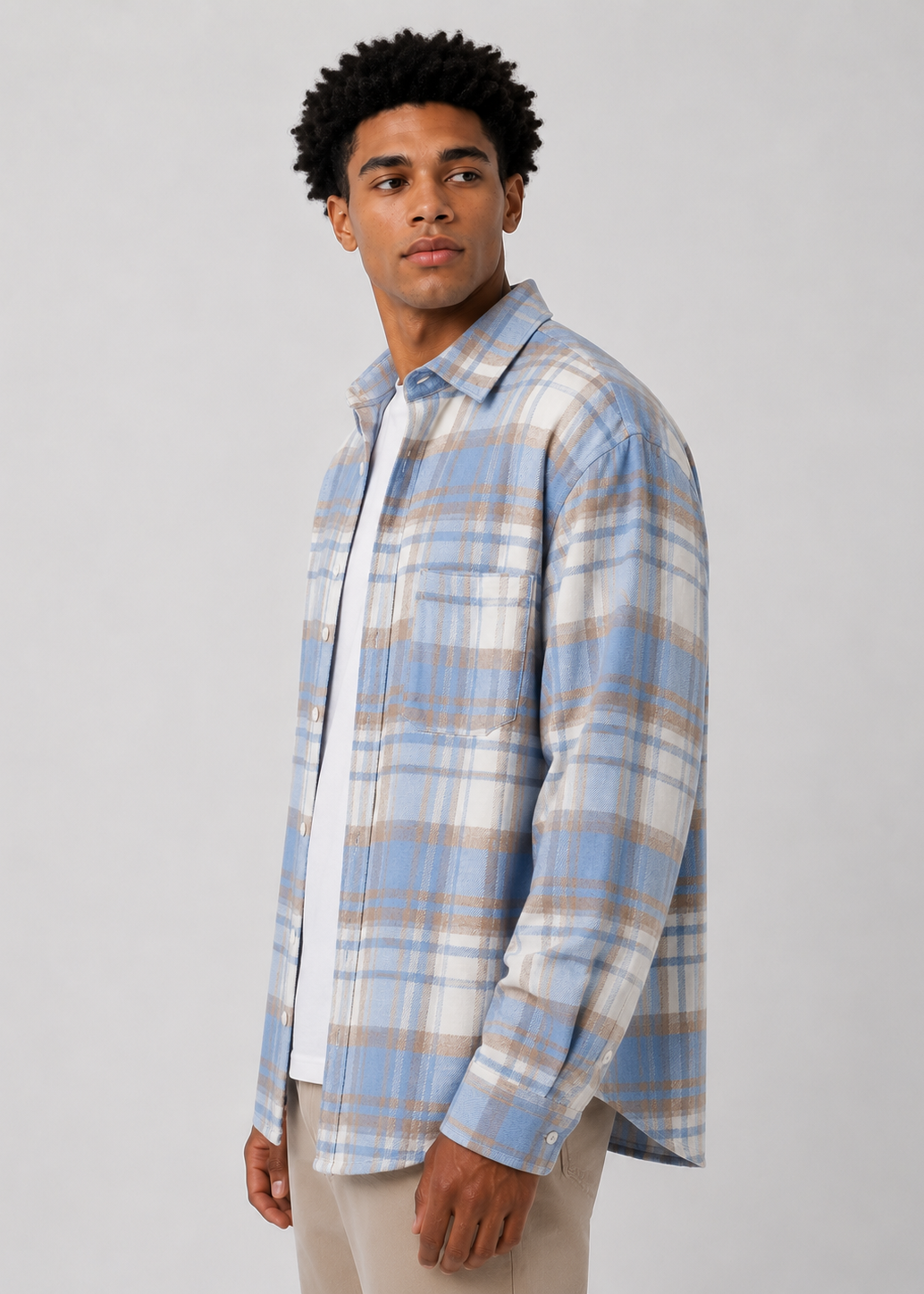 Woolen Plaid Shirt
