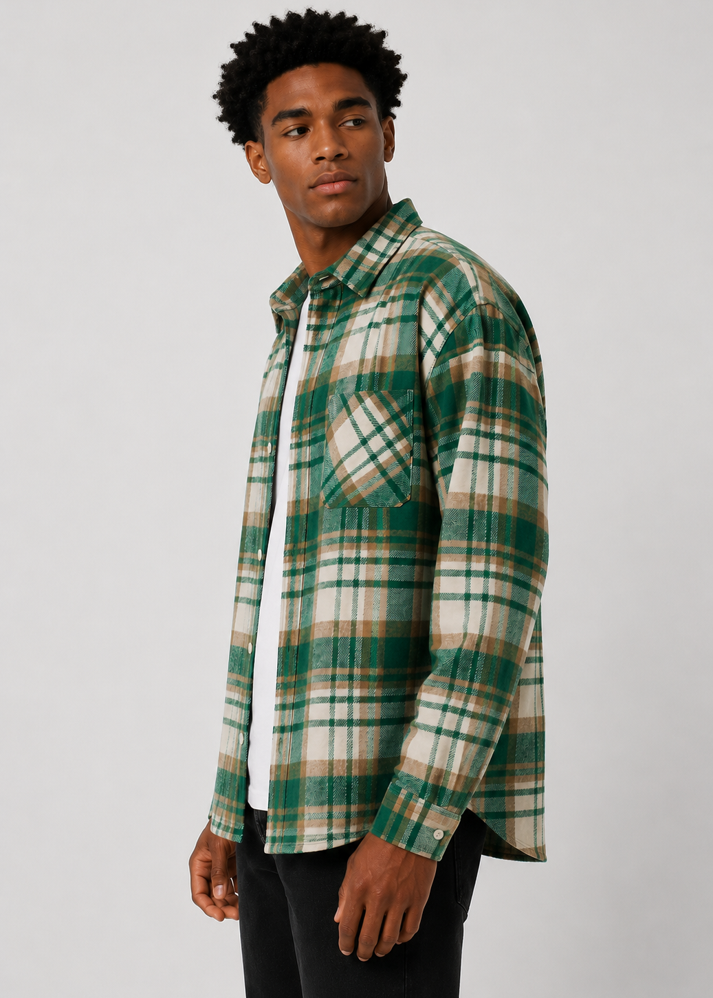 Woolen Plaid Shirt