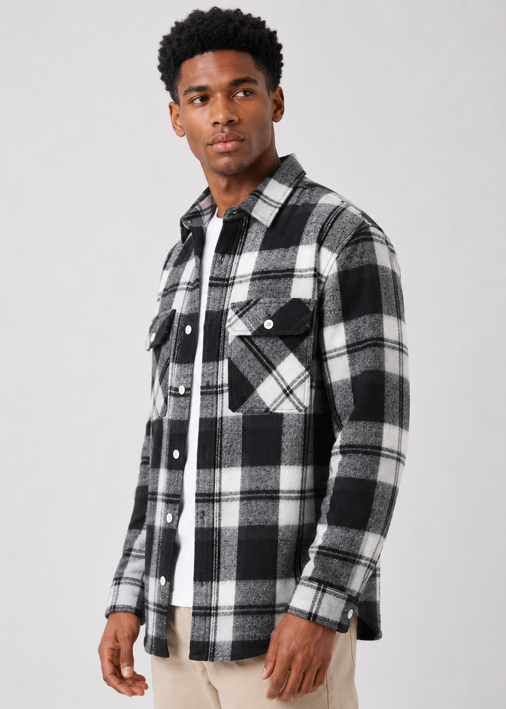 Brushed Plaid Shirt