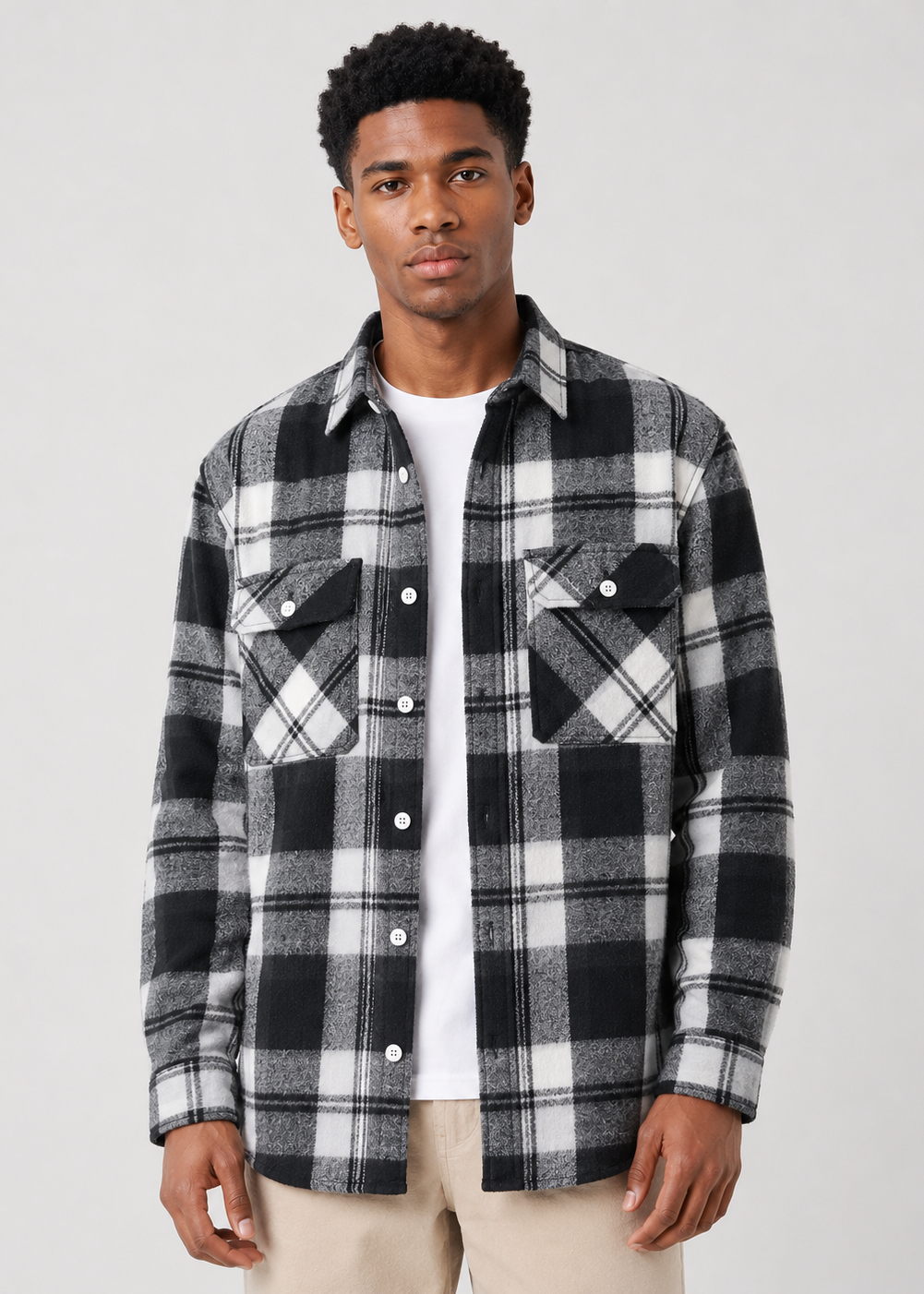 Brushed Plaid Shirt