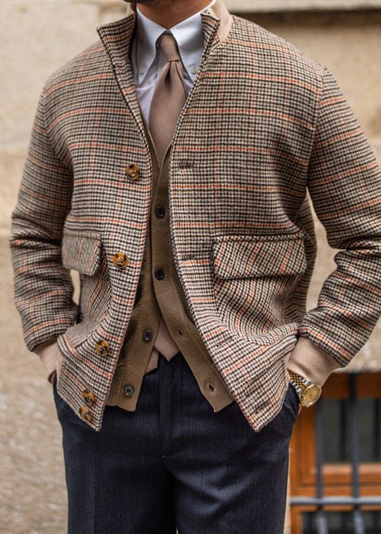 Savile Tweed Bomber