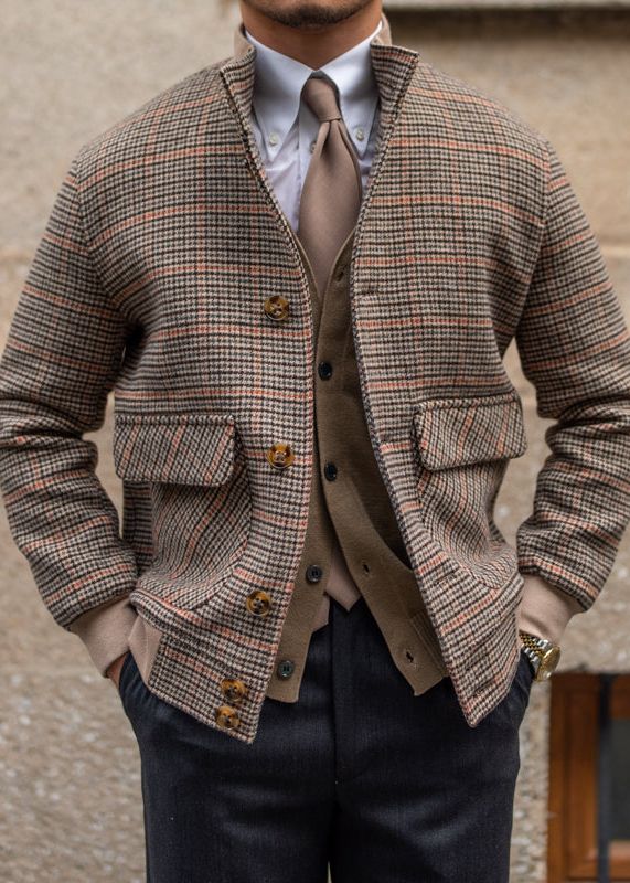 Savile Tweed Bomber
