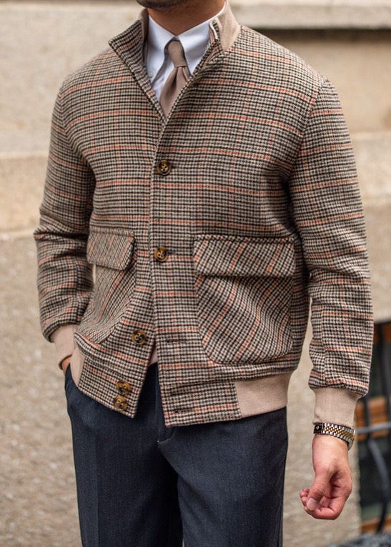 Savile Tweed Bomber
