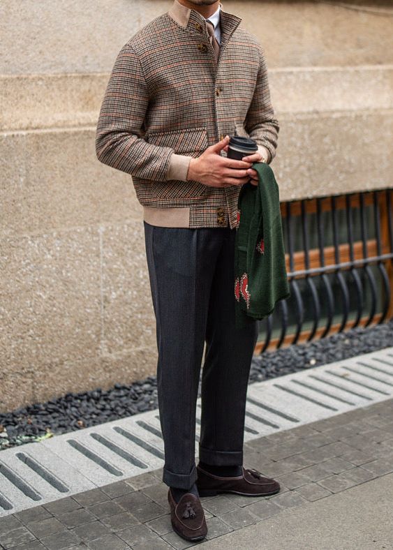 Savile Tweed Bomber