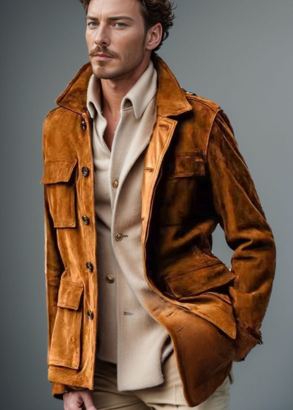 Cannes Cowhide Trench