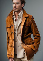 Cannes Cowhide Trench