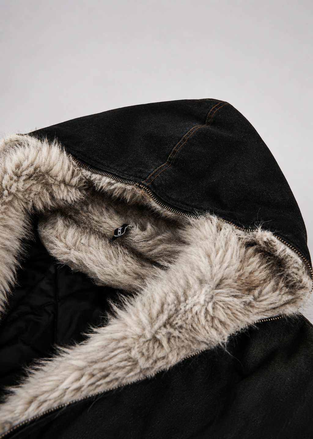 Hooded Denim Jacket