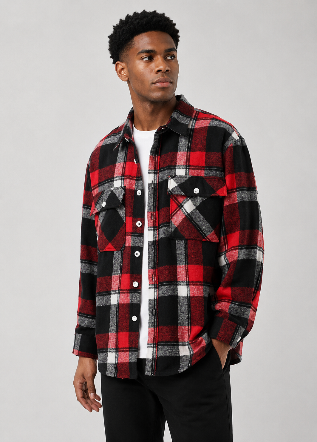 Brushed Plaid Shirt