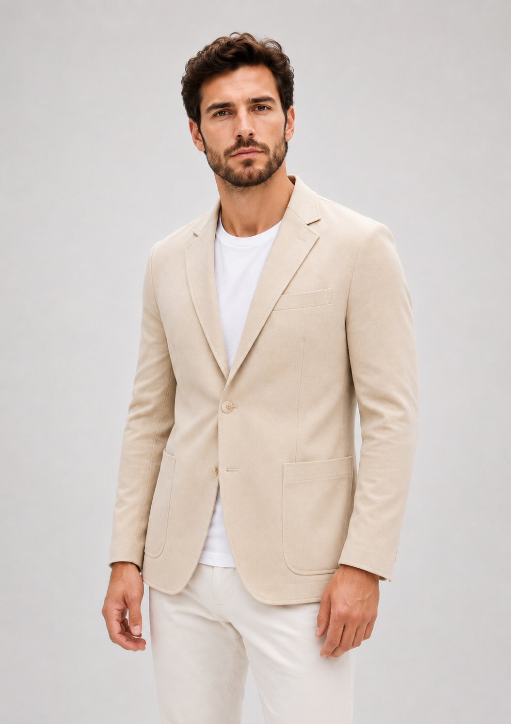 Cotton Linen Blazer