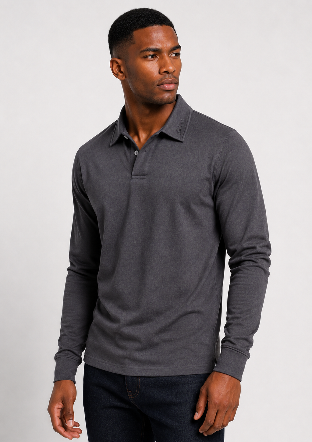 Lapel Long Polo