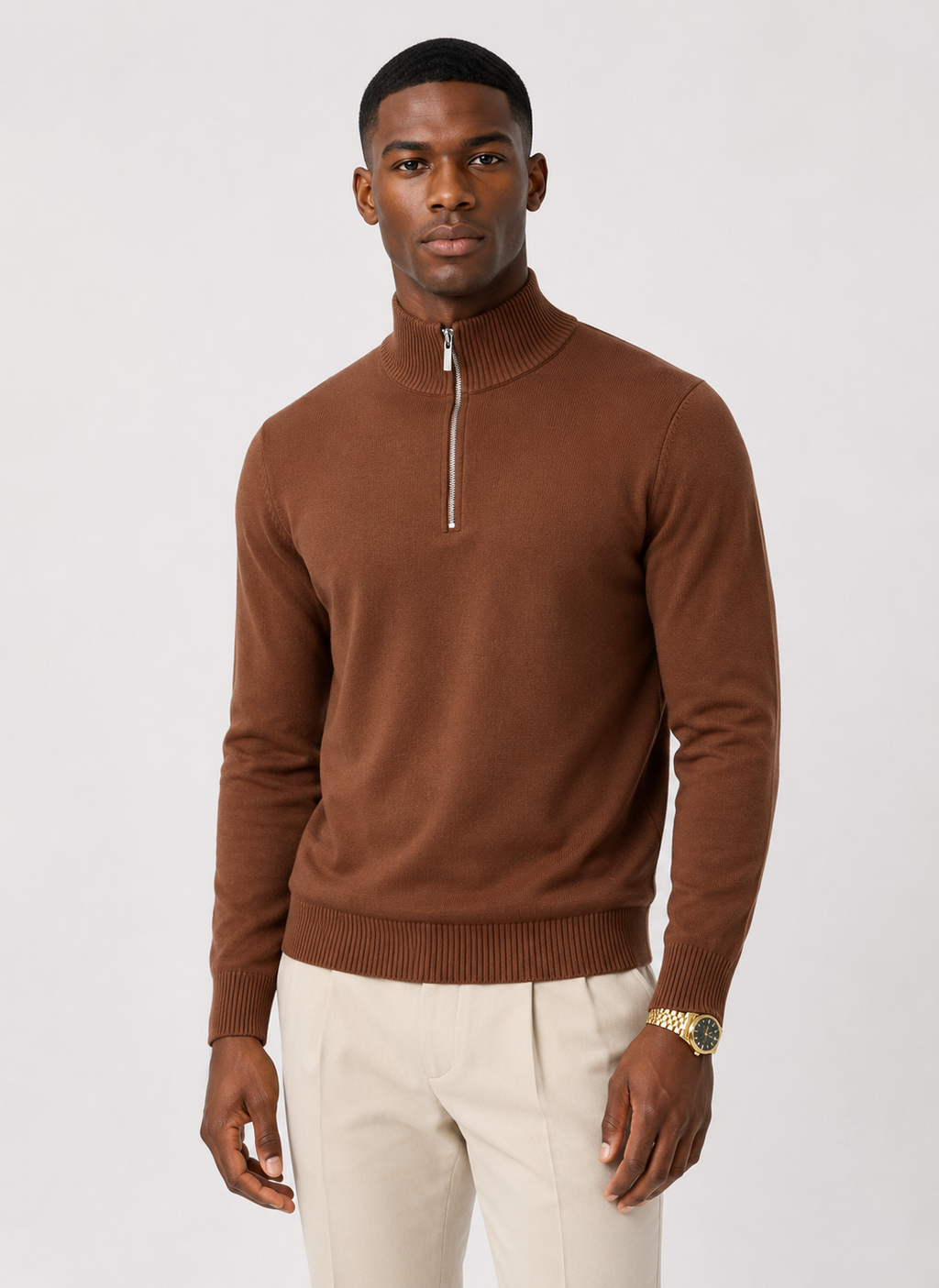 Zip Pullover Sweater