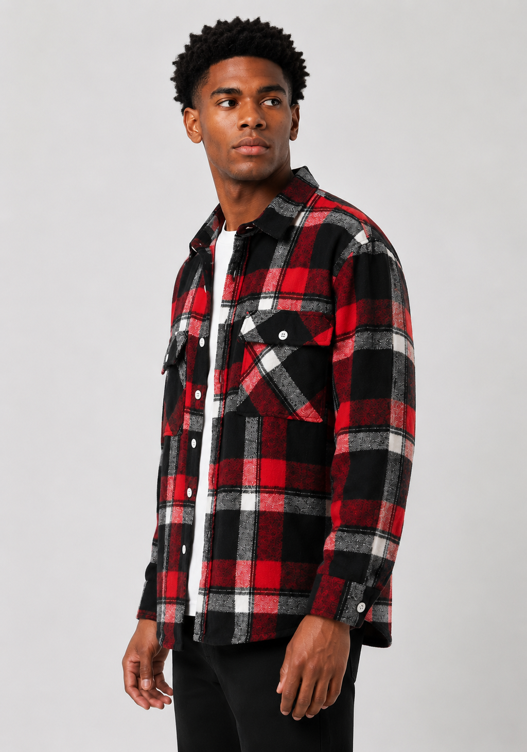 Brushed Plaid Shirt