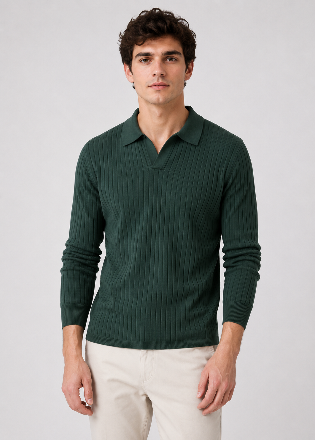 Waffle Long Polo