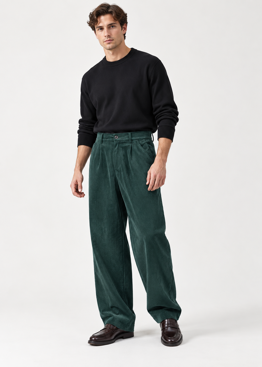 Zion Wide-Leg Corduroy