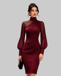 Noir Turtleneck Dress